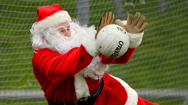 Santa can still do a job in goals if the juniors are stuck