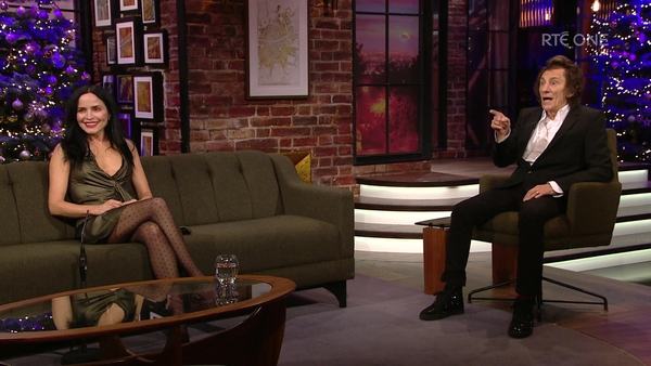 Andrea Corr and Ronnie Wood on Friday's Late Late