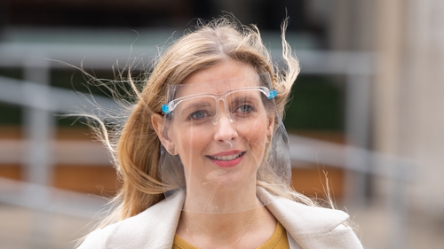Rachel Riley arrives at the Royal Courts of Justice in London / Image: PA