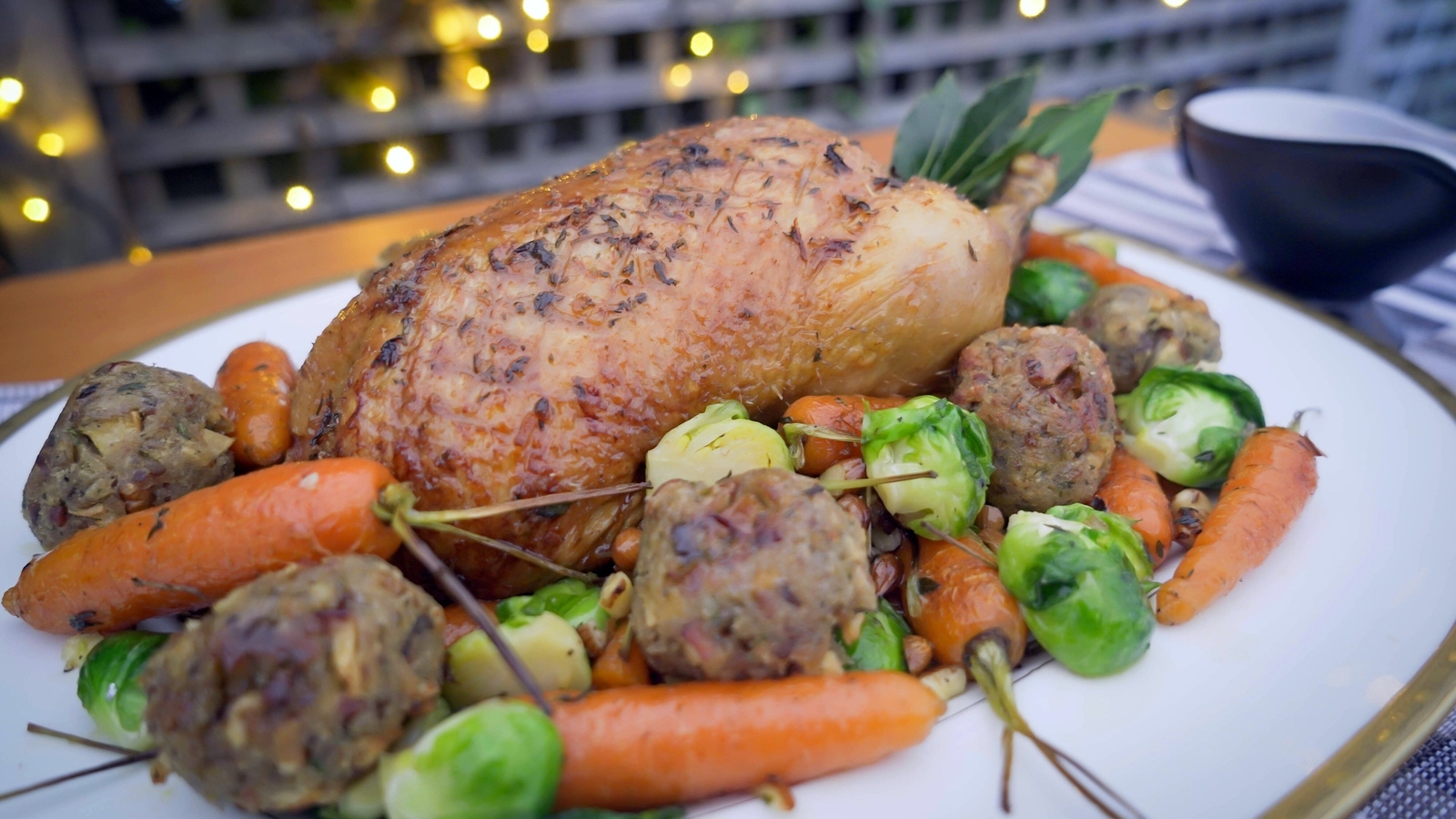 Catherine Fulvio's roast duck & stuffing