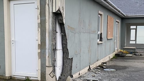 A home in Donegal which has been affected by mica (file image)