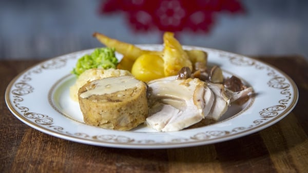 Turkey crown with chestnut cream and sherry: Today