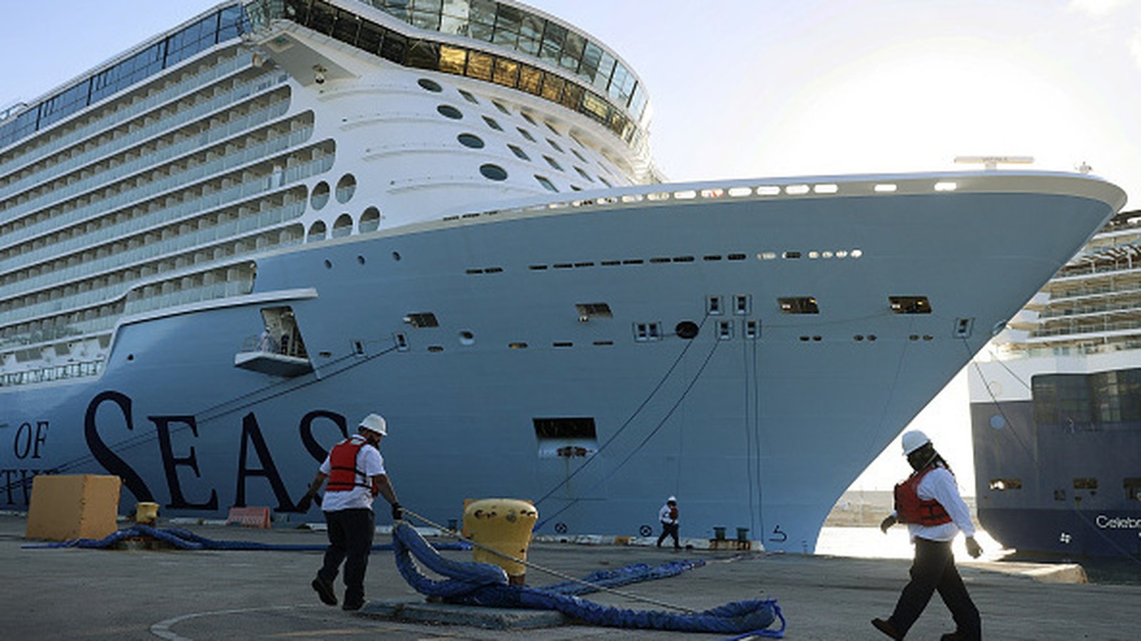 cruise ship docked because of covid