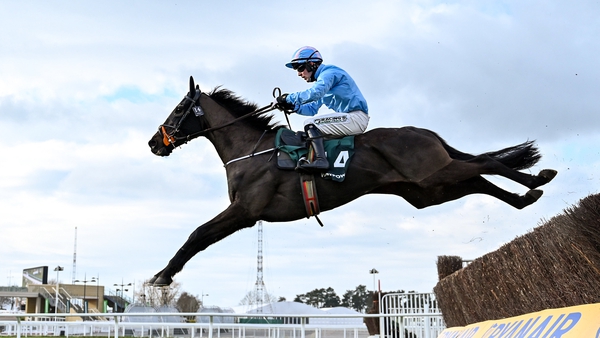 Jordan Gainford and The Shunter on their way to victory at Cheltenham