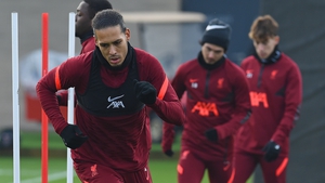 Virgil van Dijk returned to Liverpool training on Friday