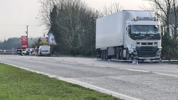An accident in Co Tyrone yesterday resulted in the deaths of three young men and left a fourth injured