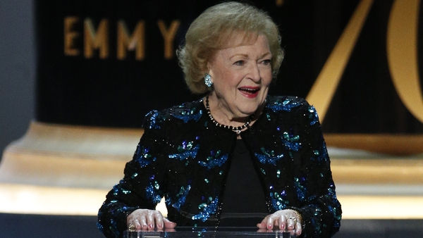 Betty White (pictured at the Emmys in September 2018) - 