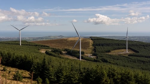 Raheenleagh Wind Farm near Ballinvally, Co Wicklow. Photo: Paulo Nunes dos Santos/ Bloomberg