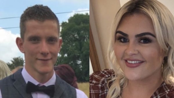 Shane Gilchrist and Saoirse Corrigan, both from Castlepollard in Co Westmeath, died in the crash