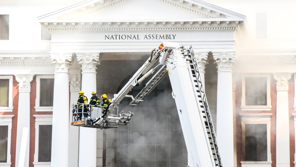 Firefighters have said that the National Assembly building will not be used for months because of the fire