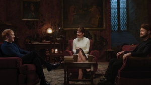 Rupert Grint, Emma Watson and Daniel Radcliffe return to Hogwarts