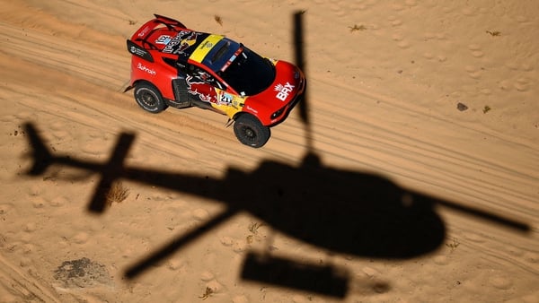 Sebastien Loeb in action during this year's Dakar Rally