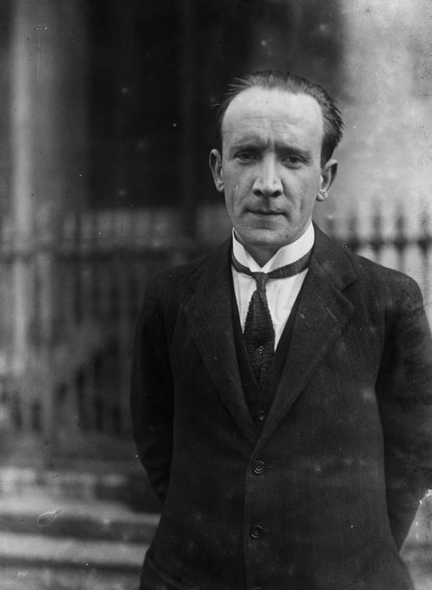 February 1922: Irish Minister of Economy Kevin O'Higgins. (Photo by Topical Press Agency/Getty Images)