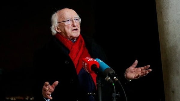 President Higgins said a waiver and the mechanism for sharing access to vaccine technology would not be enough (file photo)