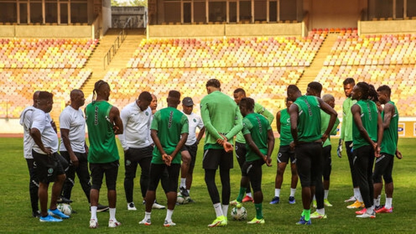 Nigeria squad training ahead of their participation for the tournament