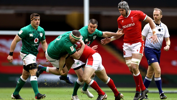 Wales hosted Ireland in an empty Principality Stadium last season