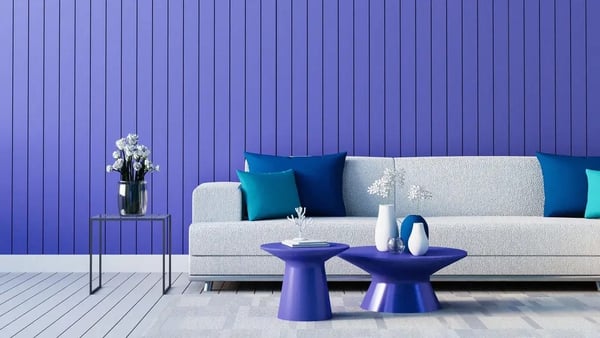 Sam Wylie-Harris reveals how to work Pantone's new purply-blue palette into your own interiors.