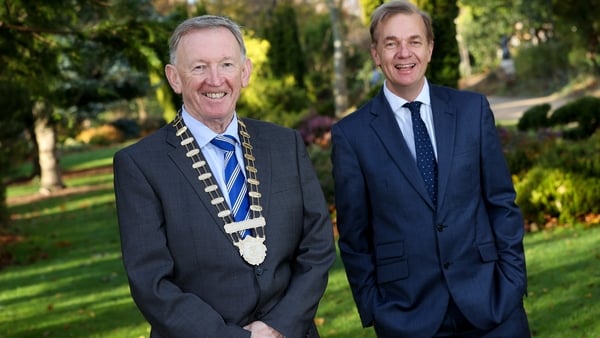 Chairman of the Irish Exporters Association Patrick Joy and Simon McKeever, CEO of the association