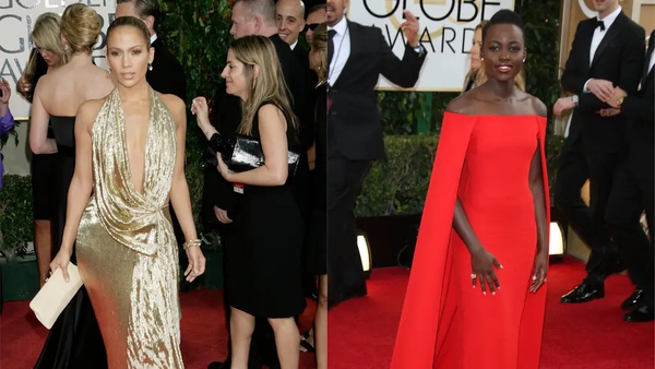 From Jennifer Lopez to Lupita Nyong'o, these outfits have gone down in history. By Prudence Wade.