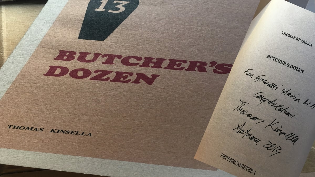 Butcher's Dozen by Thomas Kinsella Drama On One Drama On One RTÉ Radio 1