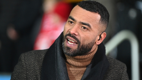 Ashley Cole was working for ITV Sport during the FA Cup third-round match between Swindon Town and Manchester City.