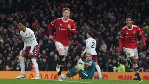 Scott McTominay goaled after eight minutes