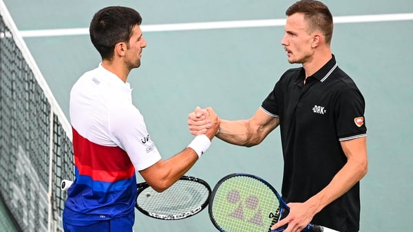 Novak Djokovic has won all four of his encounters against Marton Fucsovics
