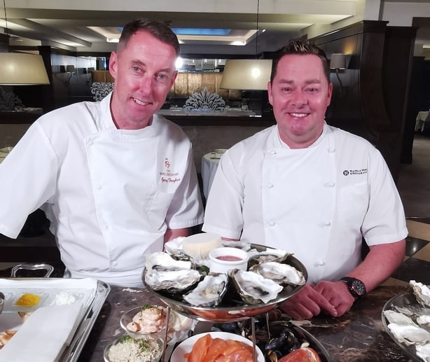 Neven and Garry-Hughes-Executive-Chef-at-the-Shelbourne-Hotel