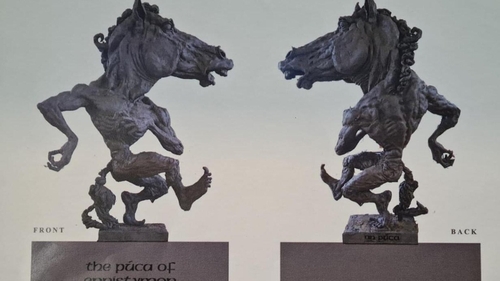 The Púca sculpture was commissioned in early 2021