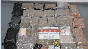Revenue officers examining parcels at two premises in Dublin seized illegal drugs worth over €330,000