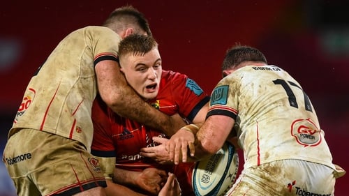 Gavin Coombes made a team-high 27 carries against Ulster on Saturday