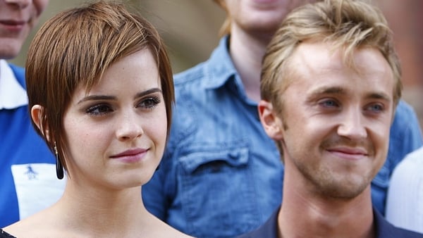 Emma Watson and Tom Felton at an event for Harry Potter and the Deathly Hallows, Part 2 in London in July 2011
Photo: Press Association
