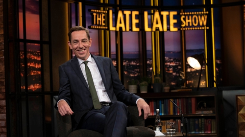 The Late Late Show, Friday night at 9.35pm on RTÉ One