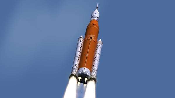 NASA's Space Launch System (SLS), a rocket set to return people to the moon. Photo: NASA
