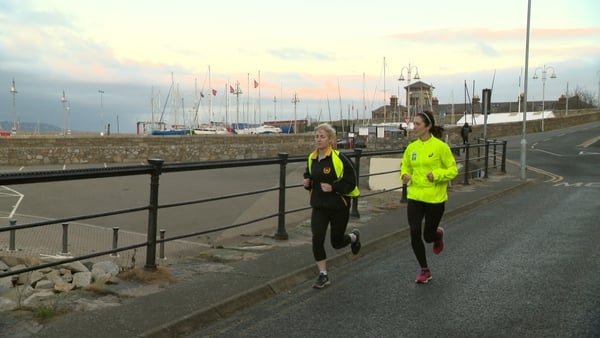 Sinead Howard and Patricia O'Neill are members of Blackrock Running Club