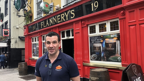 Paul Flannery, of Flannery's pub in Shannon Street, said the 8pm curfew 'has to change'