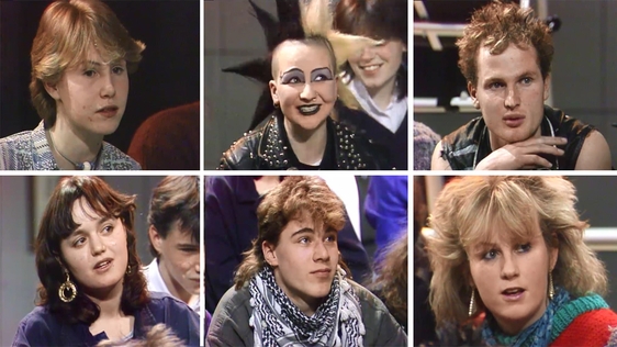 'Borderline' studio audience members, 1987