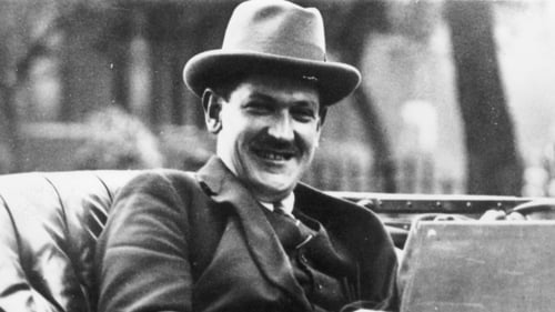 Michael Collins in London for the treaty negotiations