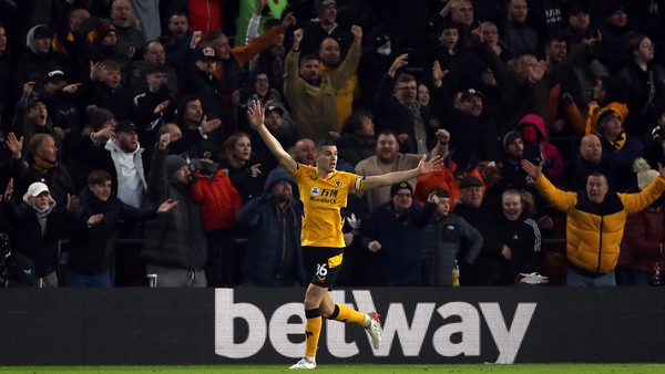 Conor Coady netted just before the hour