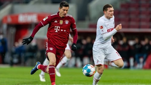 Robert Lewandowski banged home a hat-trick as Bayern went six clear at the top of the Bundesliga
