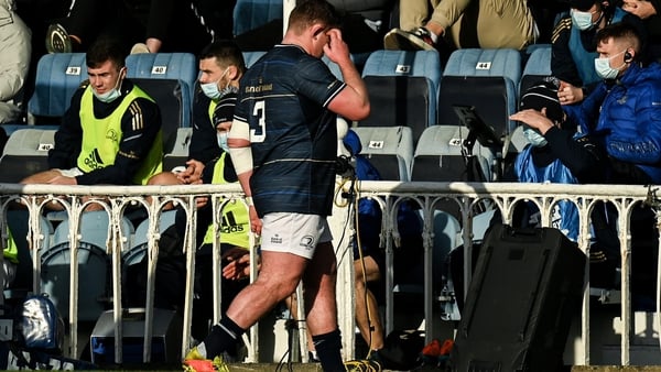 Tadhg Furlong was taken off after five minutes