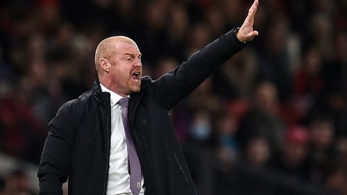 Burnley manager Sean Dyche: "At training today there were 10 recognised first-team players."