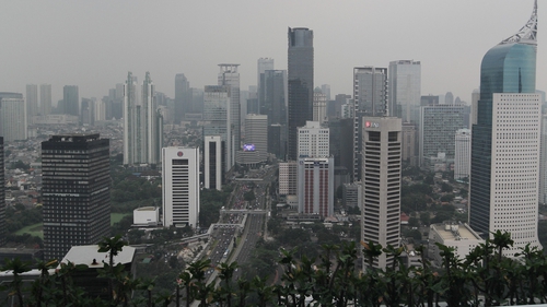 Plans to relocate Indonesia's government from Jakarta (pictured) have been floated by multiple presidents