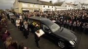 Hundreds gathered to pay their respects to Ashling Murphy at her funeral in Mountbolus