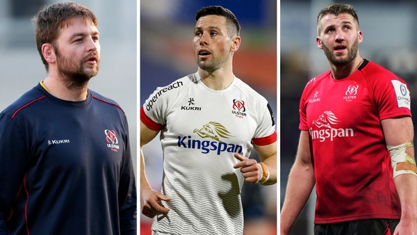 Iain Henderson, John Cooney and Stuart McCloskey all missed the weekend win against Northampton Saints