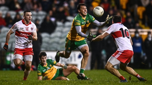 Donegal opened up a gap late in the first half