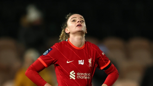 Leanne Kiernan saw game time for Liverpool as they lost out to Tottenham