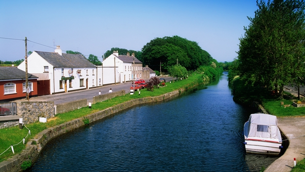 The banks of the Grand Canal in Sallins, Co Kildare