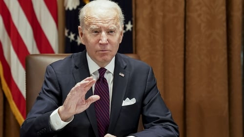 US President Joe Biden said he had been "absolutely clear" with his Russian counterpart Vladimir Putin