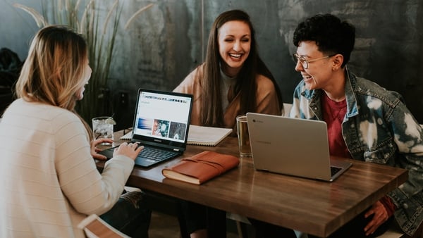 'While we used to experience technological change incrementally, graduates now experience it all at once as they transition from college to their new jobs.' Photo: Brooke Cagle/ Unsplash